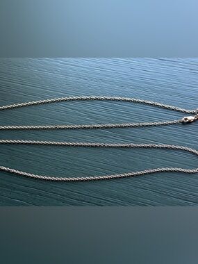 Monica Vinader 32” 18k Rose Gold Vermeil Rolo Chain Necklace